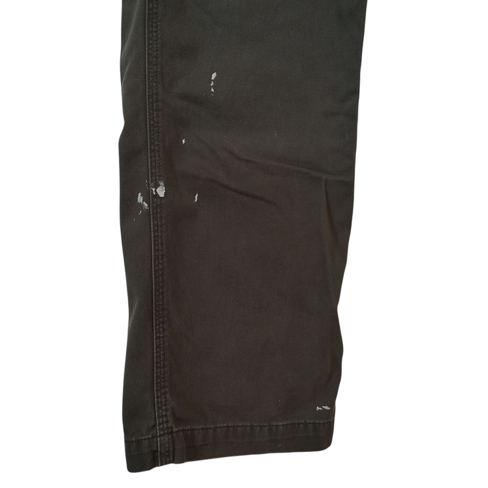Carhartt Men's Pants B324 DFE Relaxed Fit‎ 32x31 Brown Workwear Paint Thrashed - Picture 8 of 14
